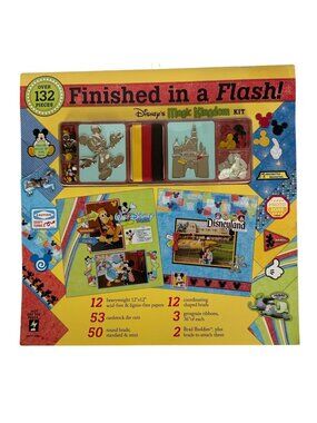 Disney Magic Kingdom 12x12 Scrapbook Kit Finished in a Flash Hot off Press